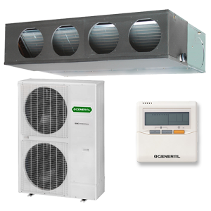 General ARHG36LMLA/AOHG36LATT (3 ф.) Инверторные сплит-системы канального типа Duct 