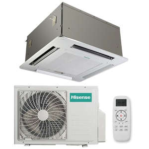 HISENSE AUC-12HR4SAA/AUW-12H4SV/AUC-650 Неинверторная сплит-система кассетного типа HISENSE AUC-12HR4SAA/AUW-12H4SV/AUC-650 Неинверторная сплит-система кассетного типа