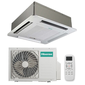 HISENSE AUC-24HR4SJA/AUC-950R/AUW-24H4SF Неинверторная сплит-система кассетного типа HISENSE AUC-24HR4SJA/AUC-950R/AUW-24H4SF Неинверторная сплит-система кассетного типа