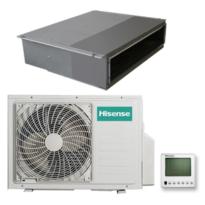 HISENSE AUD-24HX4SLH1/AUW-24H4SF Неинверторная сплит-система канального типа