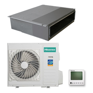 HISENSE AUD-36UX4SHL4/AUW-36U4S1A Инверторная сплит-система канального типа