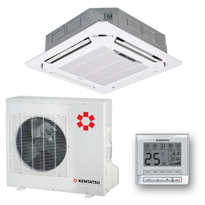 KENTATSU KSVQ140HFAN3/KSUT140HFAN3/KPU95-D1 Неинверторная сплит-система кассетного типа  