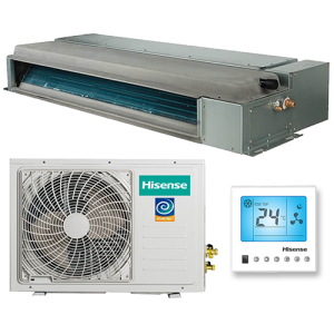 HISENSE AMD-09UX4RBL8/AUW-09U4RS8 Инверторная сплит-система канального типа HEAVY EU DC