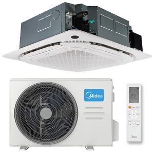 Midea MCD1-24HRN1-Q/MOX431U-24HN1-LQ/T-MBQ4-04A1 Неинверторная сплит-система кассетного типа 