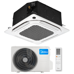 Midea MCA4U-12HRFNX-Q(GA)/MOX230-12HFN8-Q(GA)/T-MBQ4-03AWD Инверторная сплит-система кассетного типа