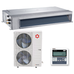 KENTATSU KSKR140HFAN3P/KSUT140HFAN3 Неинверторная сплит-система канального типа  средненапорные