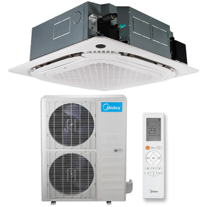 Midea MCD1-48HRFNX(GA)-B/MOE30U-48HFN8-R(GA)/T-MBQ4-04AWD Инверторная сплит-система кассетного типа Четырехпоточные Midea MCD1-48HRFNX(GA)-B/MOE30U-48HFN8-R(GA)/T-MBQ4-04AWD Инверторная сплит-система кассетного типа Четырехпоточные