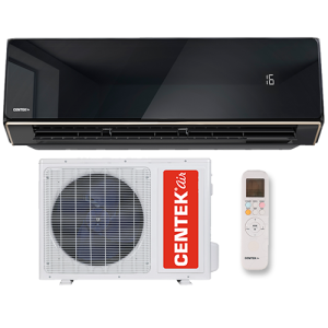 CENTEK CT-65H10 Неинверторная сплит-система настенного типа BLACK MIRROR CENTEK CT-65H10 Неинверторная сплит-система настенного типа BLACK MIRROR
