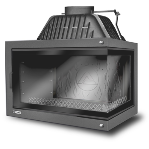 Каминная чугунная топка KAWMET W17 PB Dekor EKO