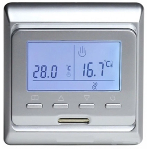 Терморегулятор EASTEC E 51.716 (3.5 кВт) серебро