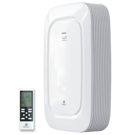 Royal Clima BREZZA RCB 150 LUX /EH-1000 бытовая приточная вентиляционная установка